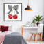 Cadre flottant Lucky Cherries & Plaid Bow, design par Paul Brent-1690900525-1690900526