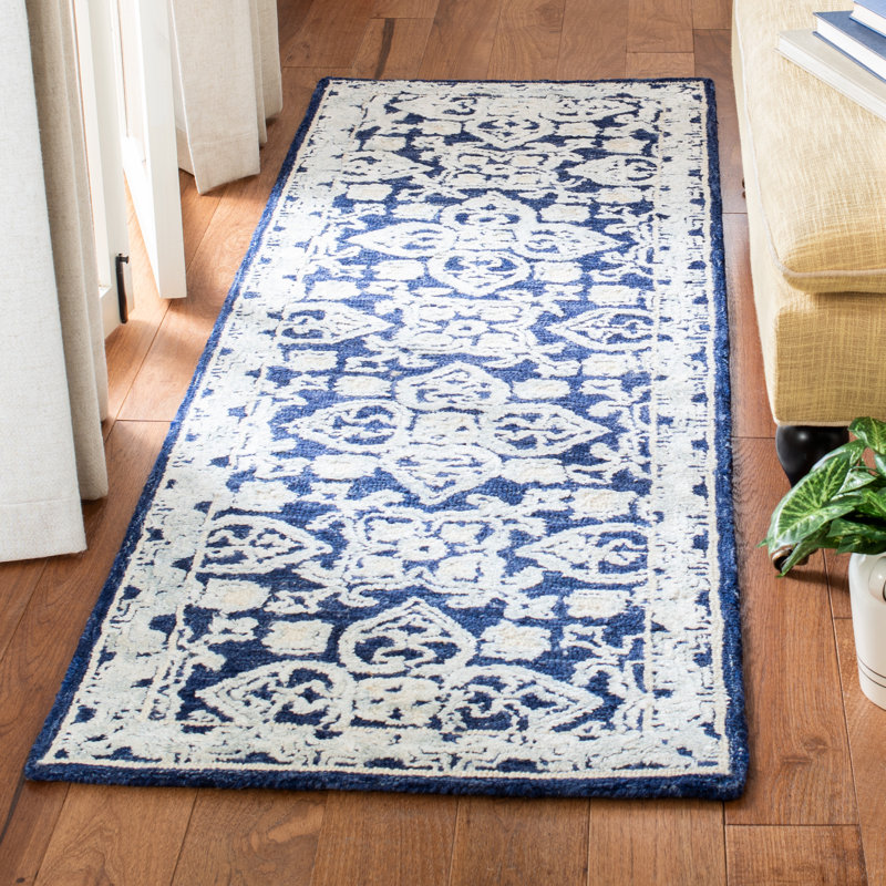 Vahakn Hand Tufted Wool, Viscose Oriental Rug, Runner 2'3" x 7'