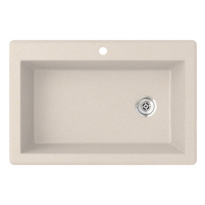 33'' L Single Bowl Granite Kitchen Sink