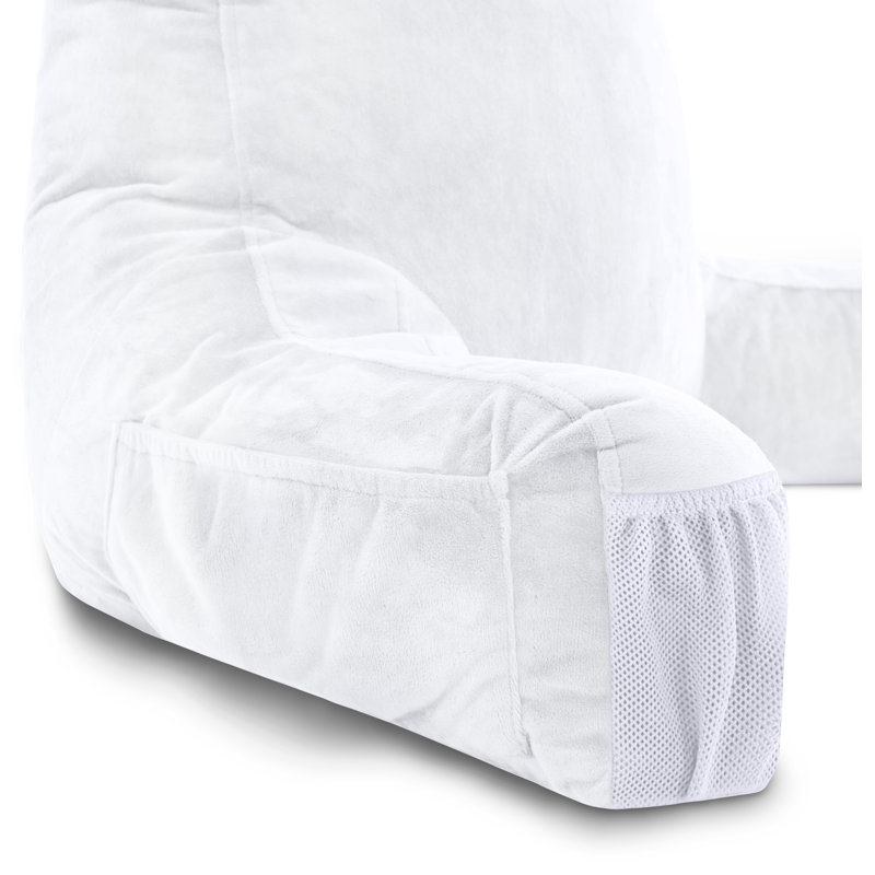  Housse et insert de coussin de lecture, Blanc