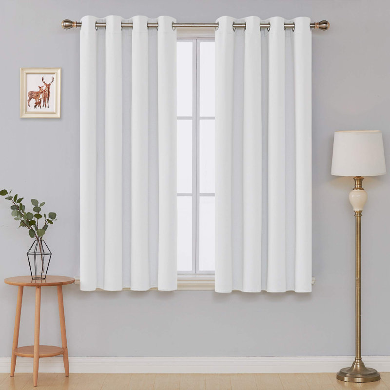 Prashanth Blackout Curtain Pair, 46cm Width x 138cm Drop