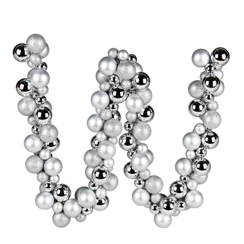 Guirlande de Noël 6 pi, Argent