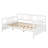 Full Size Wood Daybed Frame, Sofa Day Bed With Wooden Slats Support For Bedroom Living Guest Room, No Box Spring Needed-1455775799