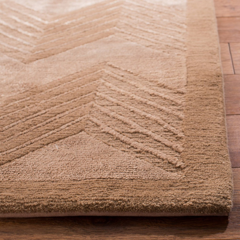 Ralph Lauren Monroe Chevron Wool, Viscose Chevron Rug, Rectangle 8' x 10'