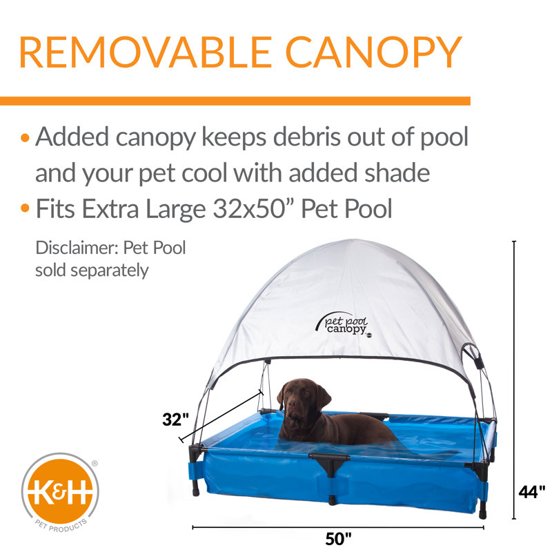 Outdoor Nylon Pet Bed Accessory, 50" L x 32" W