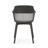 Outdoor Chair - Dahlia Style. Black Polypropylene, Weather . Clean Lines. 33''H X 22.5''W 21.5''D. And Stable