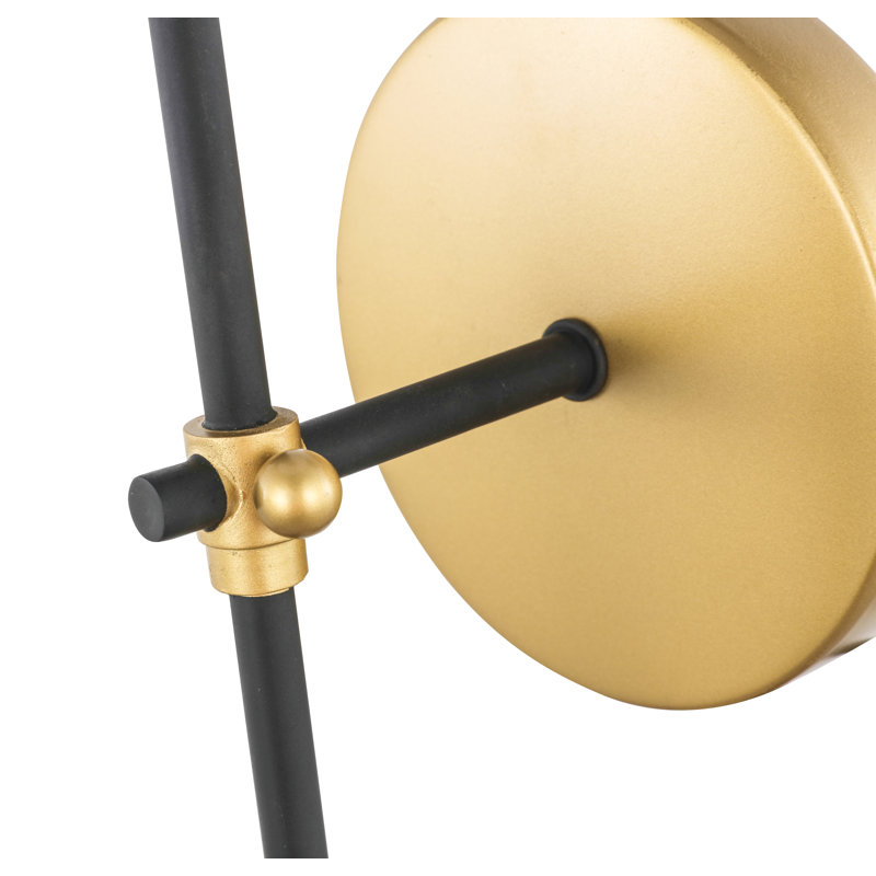 Imogen Bath Sconce, Brass/Black