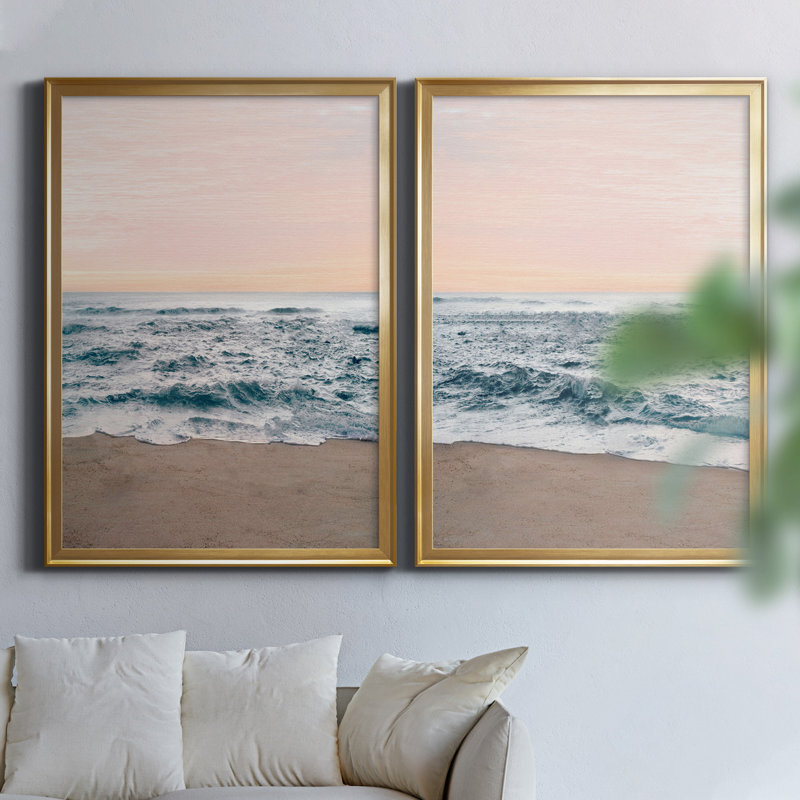 Natalie Carpentieri - ensemble de 2 reproductions d'impressions, H 26,5 po x l 73 po x P 1,5 po, Pas de tapis