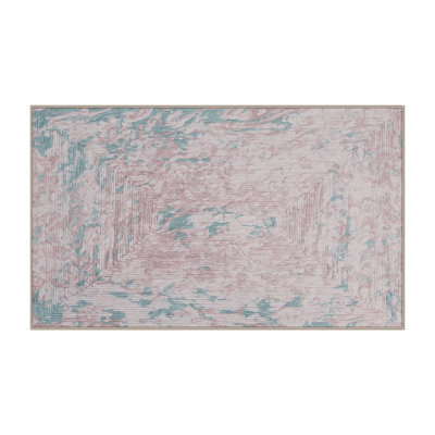 Machine Washable Beige Area Rug