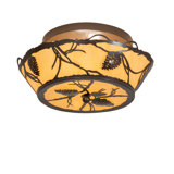 Rustic Lodge 2 - Light Flush Mount