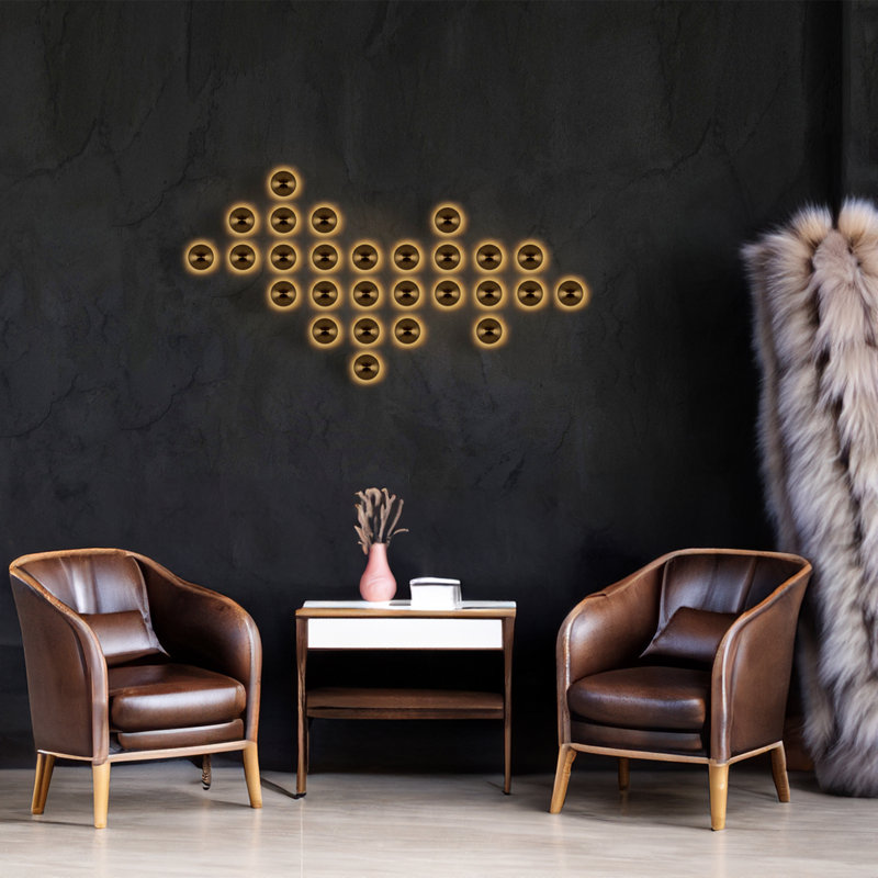 Syndey Metal Flush Mount Wall Light
