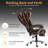 Big And Tall Office Chair, Wide Seat Executive Office Chair With Lumbar Support And Headrest, 500 Lbs Heavy-duty Ergonomic Desk Chair, Luxury Leather Chair With Leg Rest-1497084065