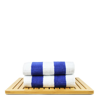 Ensemble 2 pièces de serviettes de bain en coton 100% Isiah