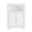 Armoire de coin de salle de bain avec portes et tablettes-1765944057