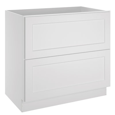 Cozy Design Drawers 34.5'' H Plywood Standard Base Cabinet Ready-to-Assemble