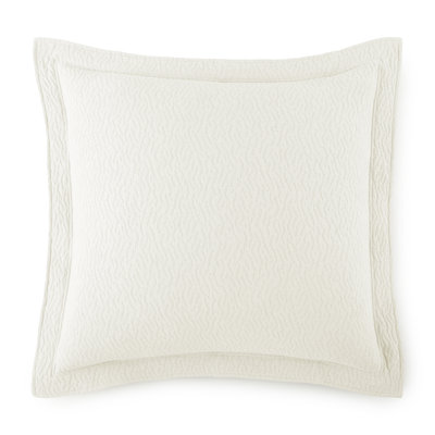 Taie décorative en coton blanc / ivoire / beige Mia