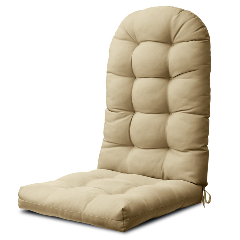 Coussin de siège / dossier extérieur 1 pièce Adirondack Cushion Barrel Studio®, Marron clair