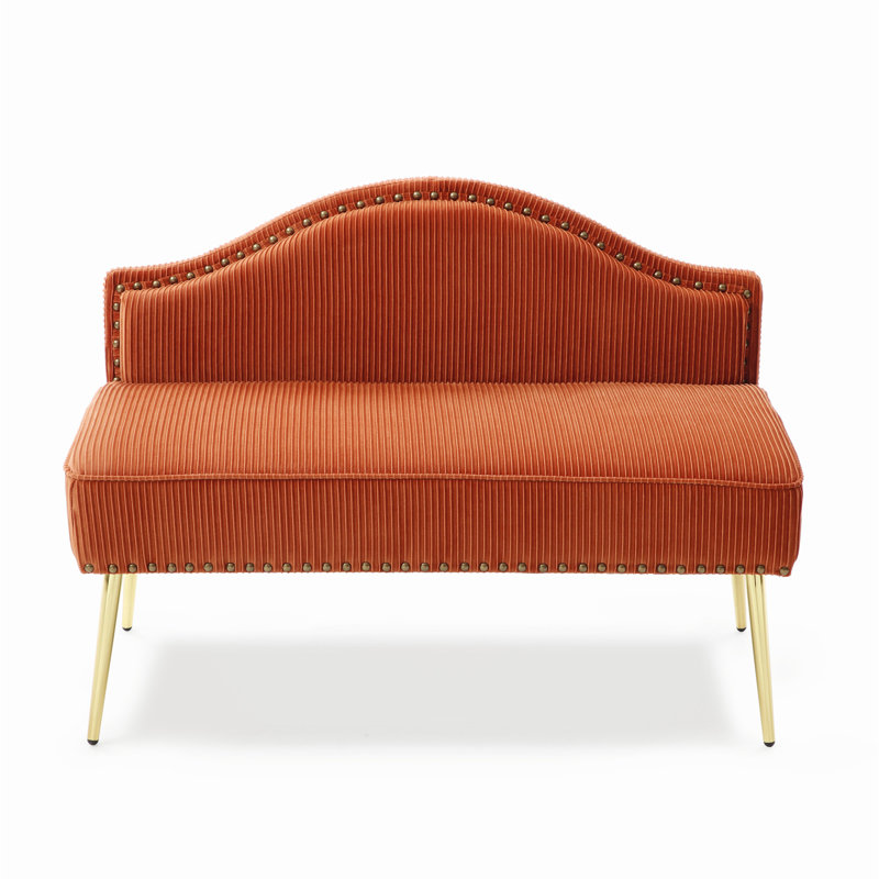 Causeuse Nanetta Bechet, Orange