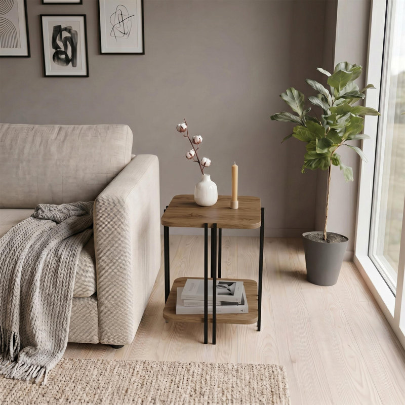 End Table, Whiskey Oak