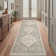 Medallion Non Slip Washable Rug(Beige)