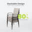 Paquet de 6 chaises de terrasse Terratex-122512361