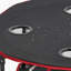 Table de camping pliante et portative d'une capacité de 66 lb, porte-gobelets et installation instantanée sans outil pour les aventures en plein air.