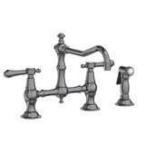 Chesterfield Kitchen Bridge Faucet with Side Spray