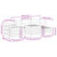 7 Piece Garden Sofa Set Solid Wood Douglas Fir-286088076