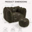 Fauteuil à billes avec repose-pieds Modern-261219414