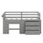 Lit mezzanine avec armoire et tablette-1340926652