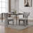 22.05" Wide Modern Upholstered Chenille Accent Dining Chair With Rubberwood Legs-1272880740