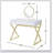 Rectangular Vanity Desk With Mirror, Jewelry Tray, And Spacious Storage For Modern Elegance And Practicality