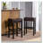 30" Backless Bonded Leather Backless Bar Stool