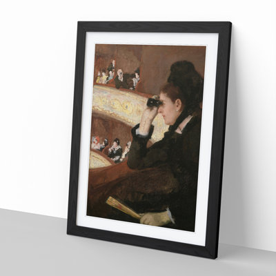 In the Loge by Mary Cassatt - Picture Frame Painting