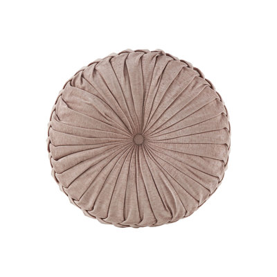 Coussin de sol rond en poly chenille