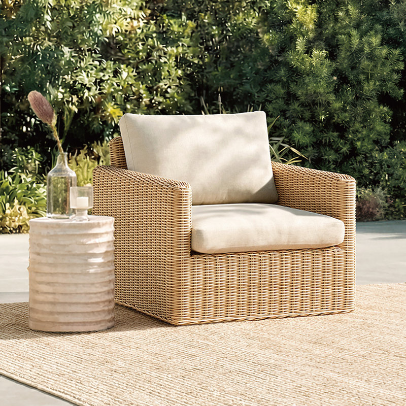 Chaise longue avec coussins Abela