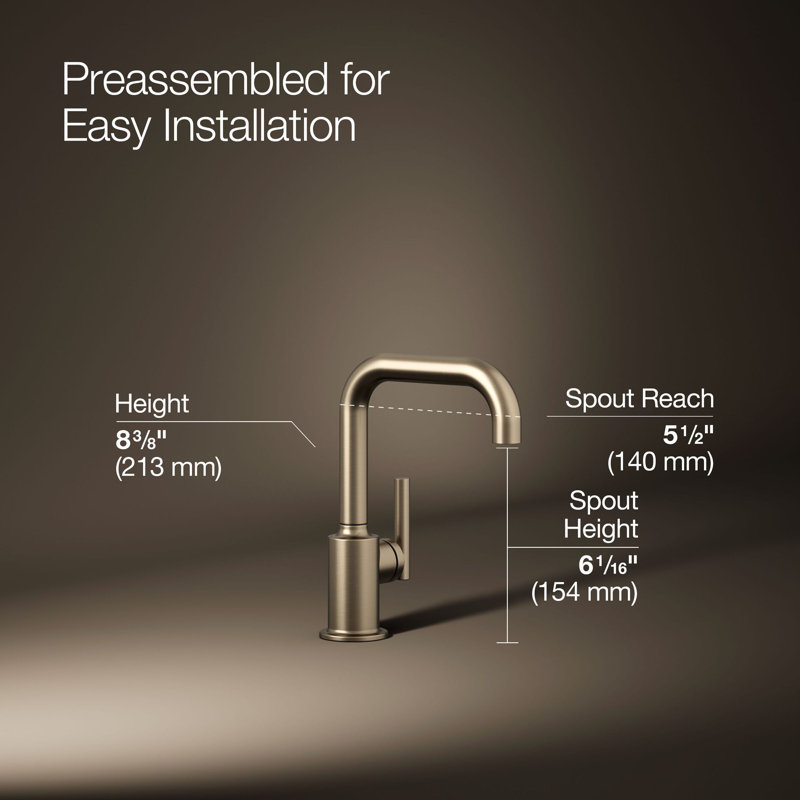 Purist Beverage Faucet, Bronze