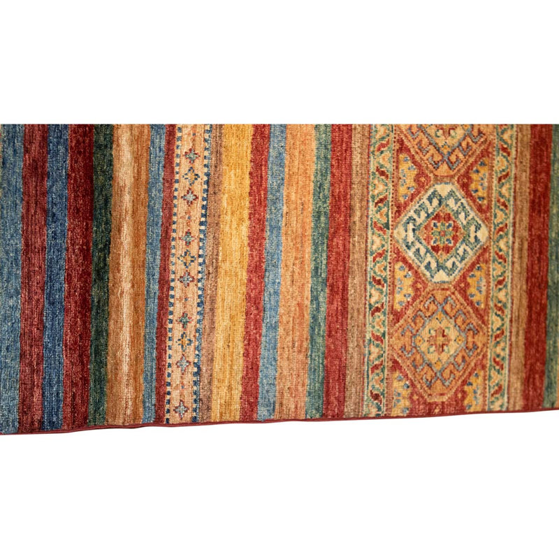 Wool Striped Area Rug