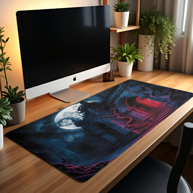 Polyester Desk Pad, 14.4x12.1