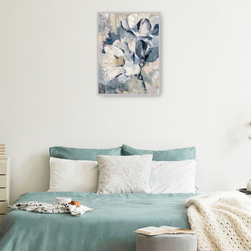 Erika by Studio Arts Canvas Art Print, 57" H x 43" W x 1.5" D, Champagne Silver Color Framed