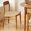 Ensemble de 2 chaises de salle à manger en bois massif Klin 