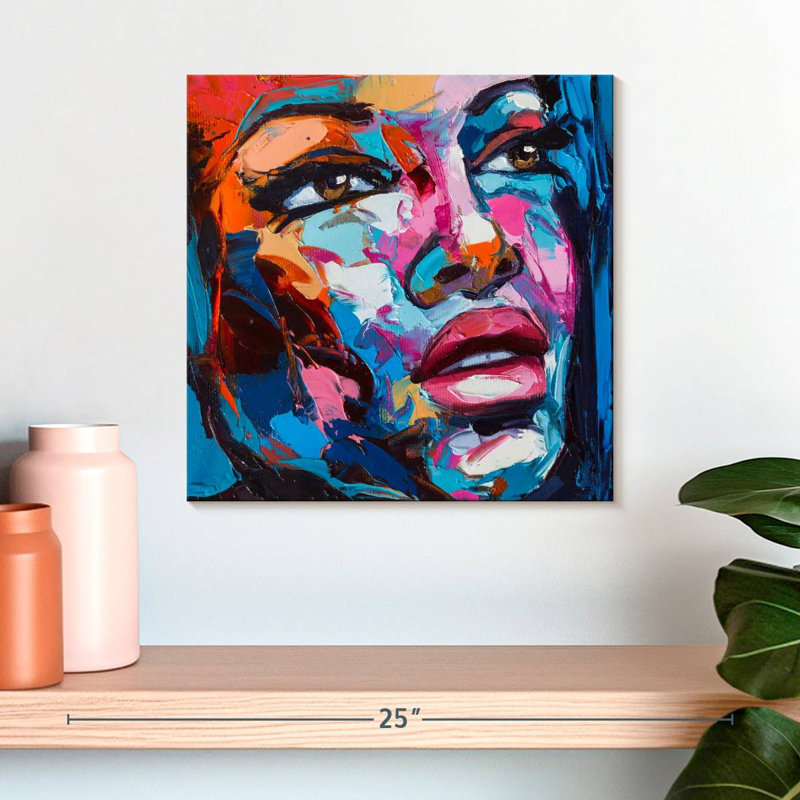 Portrait de femme Leisha Fantasy, H 16 po x l 16 po