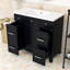 Ensemble de meuble-lavabo simple autoportant avec lavabo en résine Patnaude Modern-2044026635