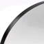 30X36-Inch Black Metal-Frame Arched Bathroom Mirror - Wall-Mounted Bathroom.-403046626-409393085