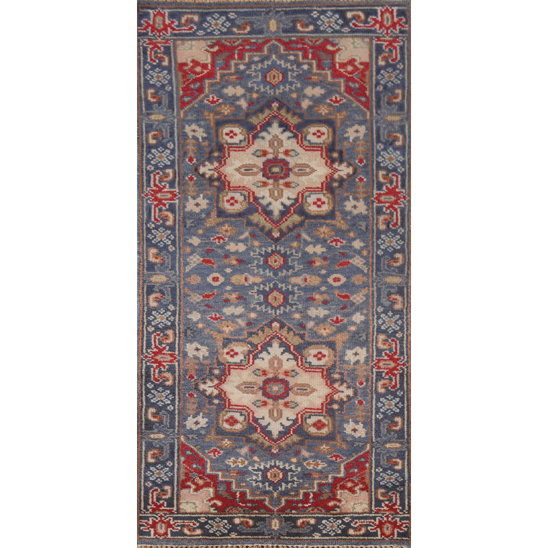 Tapis indien bleu 3x6