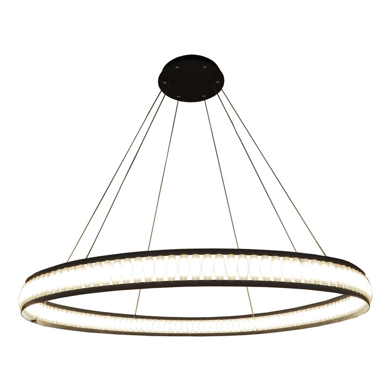 Dimmable LED Round / Oval Chandelier
