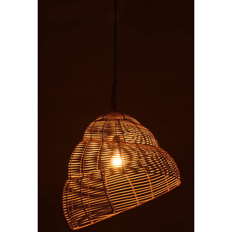 1 - Light Natural Dome Pendant