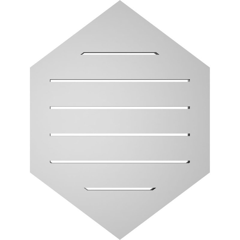 Pente verticale verticale en uréthane 9 pi, H 24 po x l 18 po x P 1,5 po