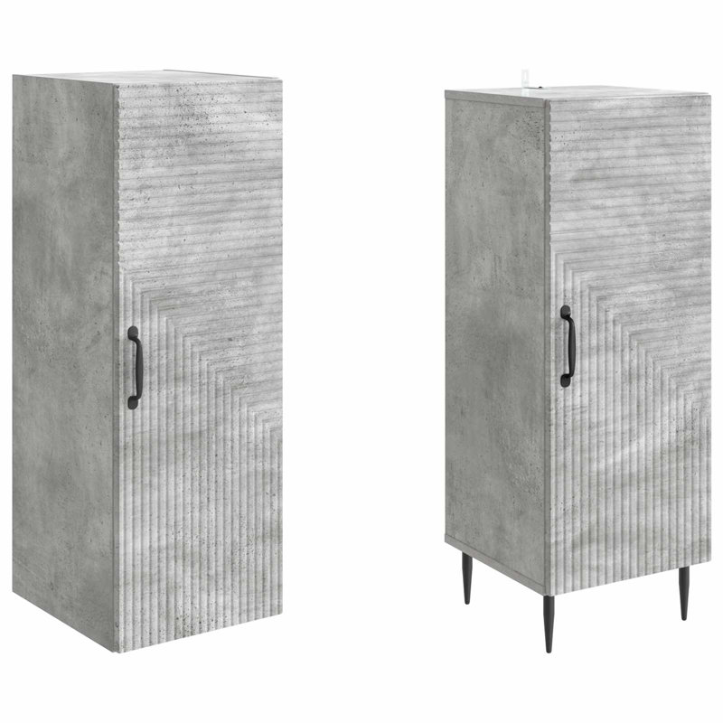 Storage Cabinet, Concrete Grey