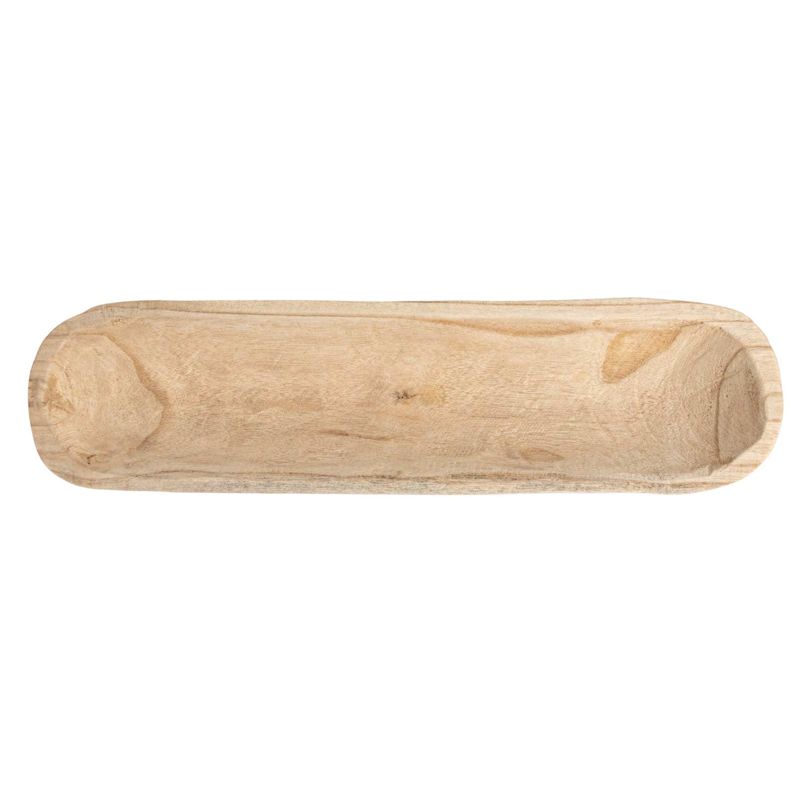 Kailyn Wood Decorative Bowl 1, 3.1"H x 23"W x 6"D, Nature